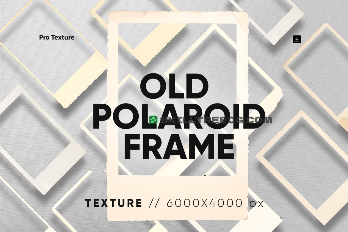 20 Vintage Polaroid Frame Overlay HQ（557708）-技能树